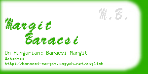 margit baracsi business card